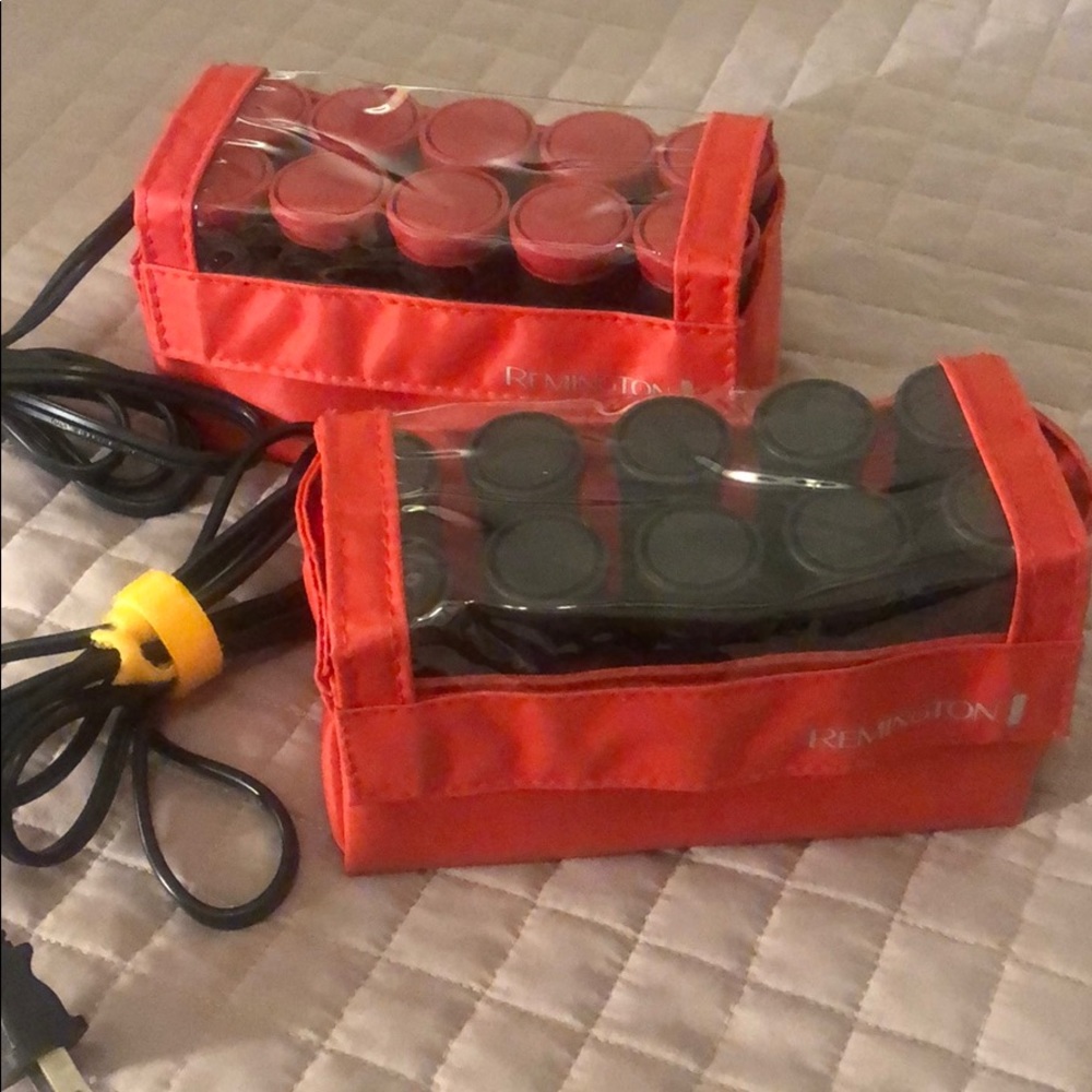 Remington Hot rollers two sets.